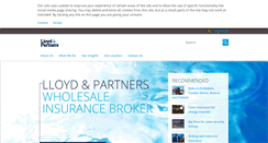 Desktop Screenshot of lloydandpartners.com