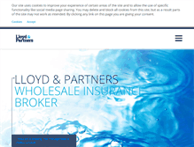 Tablet Screenshot of lloydandpartners.com